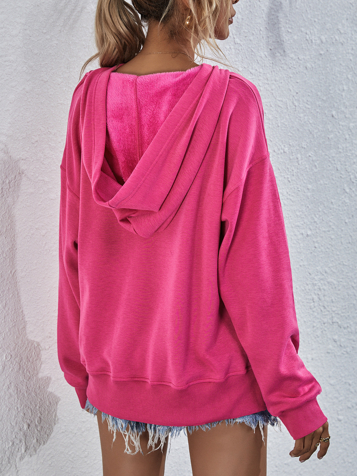 Women's Hoodie Sweatshirt - Casual Long Sleeve Top