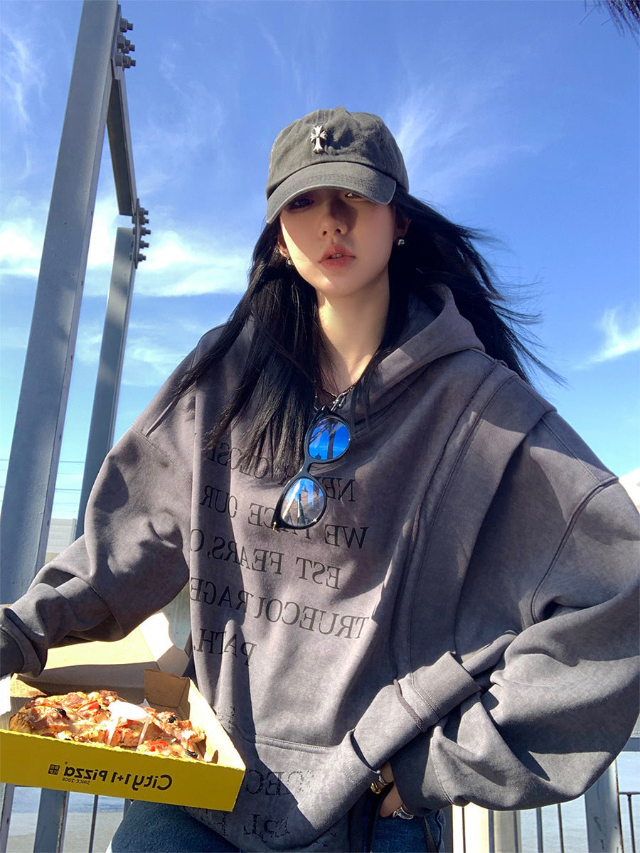 Retro Chic Hoodie for Women