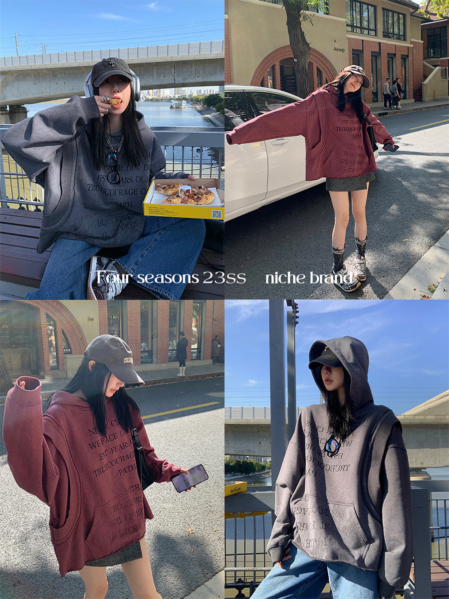 Retro Chic Hoodie for Women