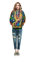 Monkey 3D Print Hoodie