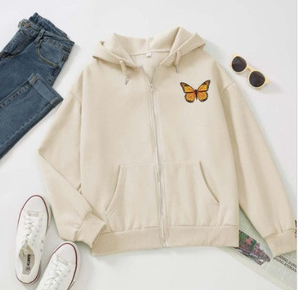 Streetwear Hoodie Zip Sweatshirt