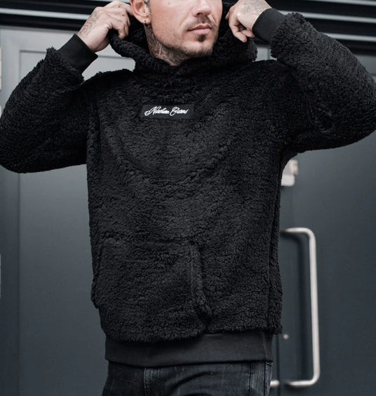 Men's Plush Hoodie Sweatshirt