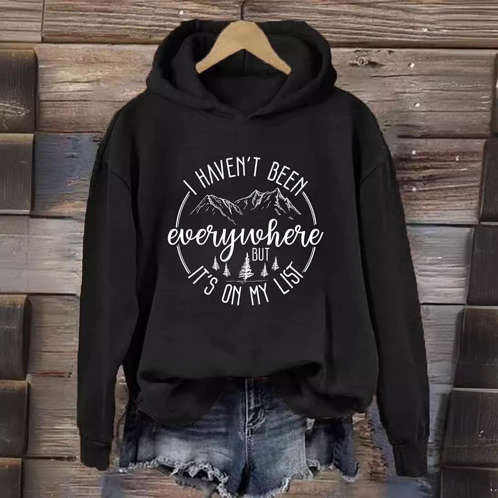 Hooded Coat Sweatshirt - Casual All-Matching Women's Wear